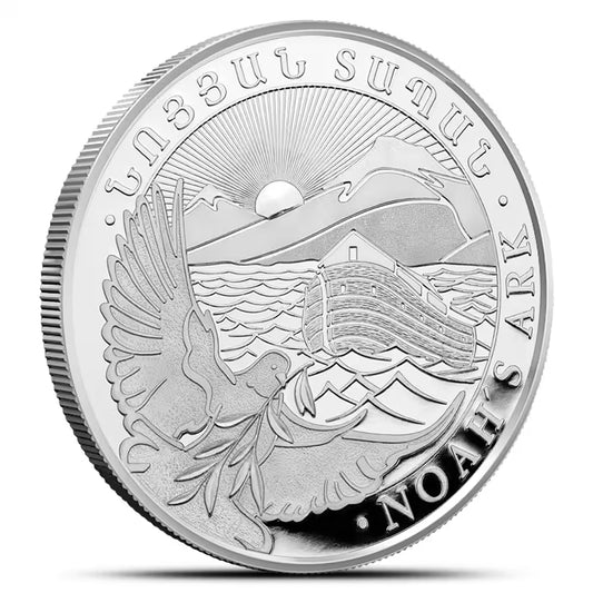 Pièce en Argent 1/4 oz Arche de Noé 2026 – 100 Drams Arménie ( Geiger)
