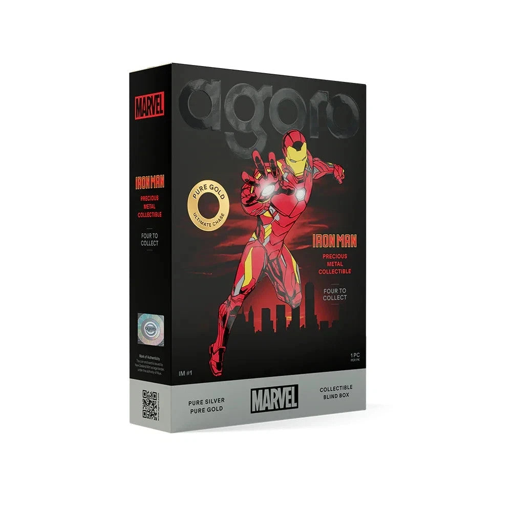 MARVEL IRON MAN 2026 1/2 OZ BLIND BOX – NIUE – AGORO