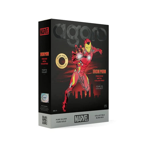 MARVEL IRON MAN 2026 1/2 OZ BLIND BOX – NIUE – AGORO