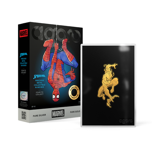 Agoro Marvel Spider-Man Transforms 2026 – Blind Box argent 1/2 oz