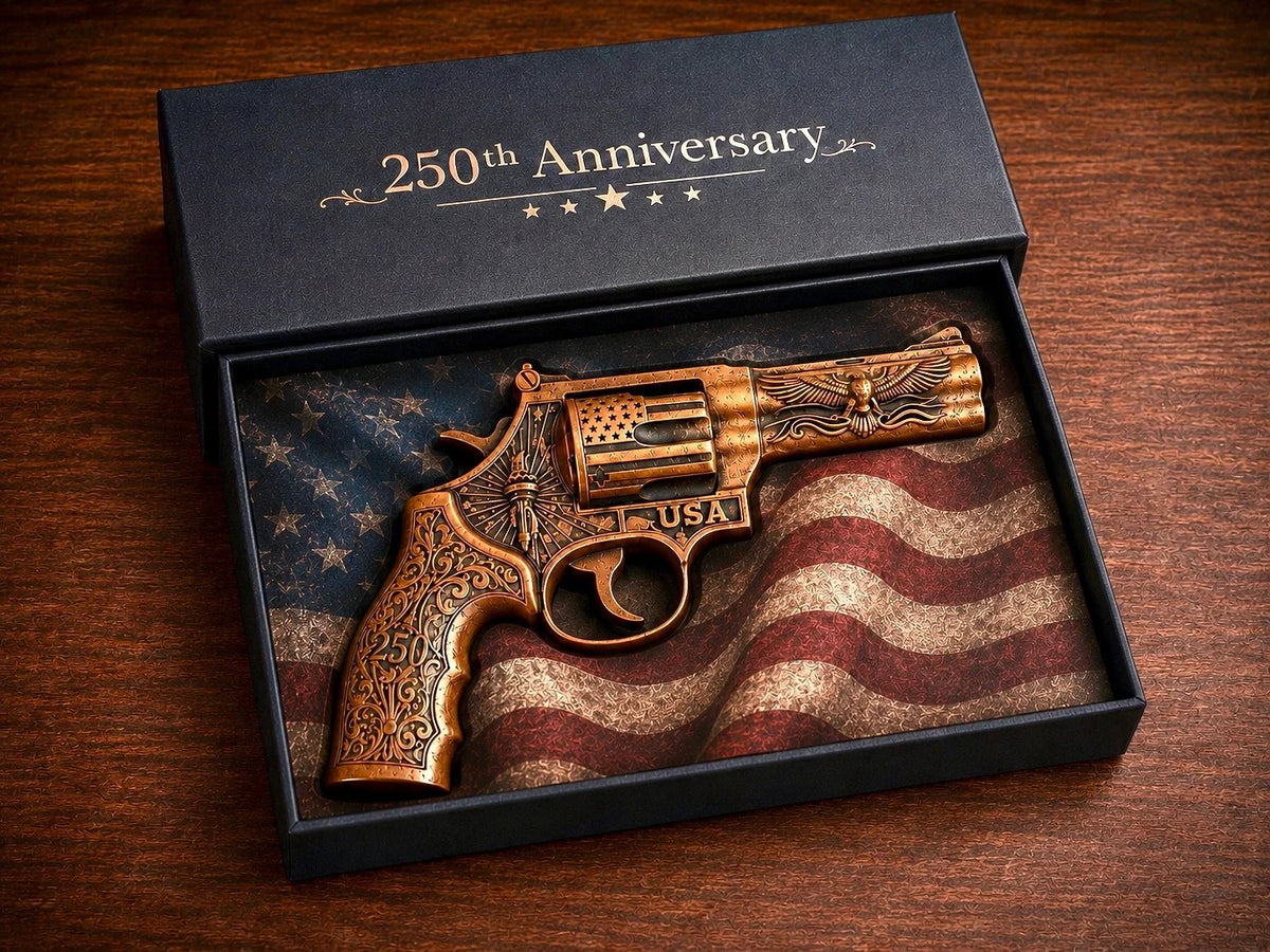 America 250 Revolver – médaille de cuivre 2,5 oz