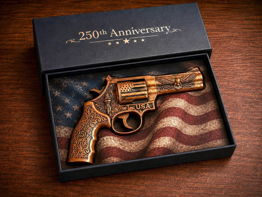 America 250 Revolver – médaille de cuivre 2,5 oz