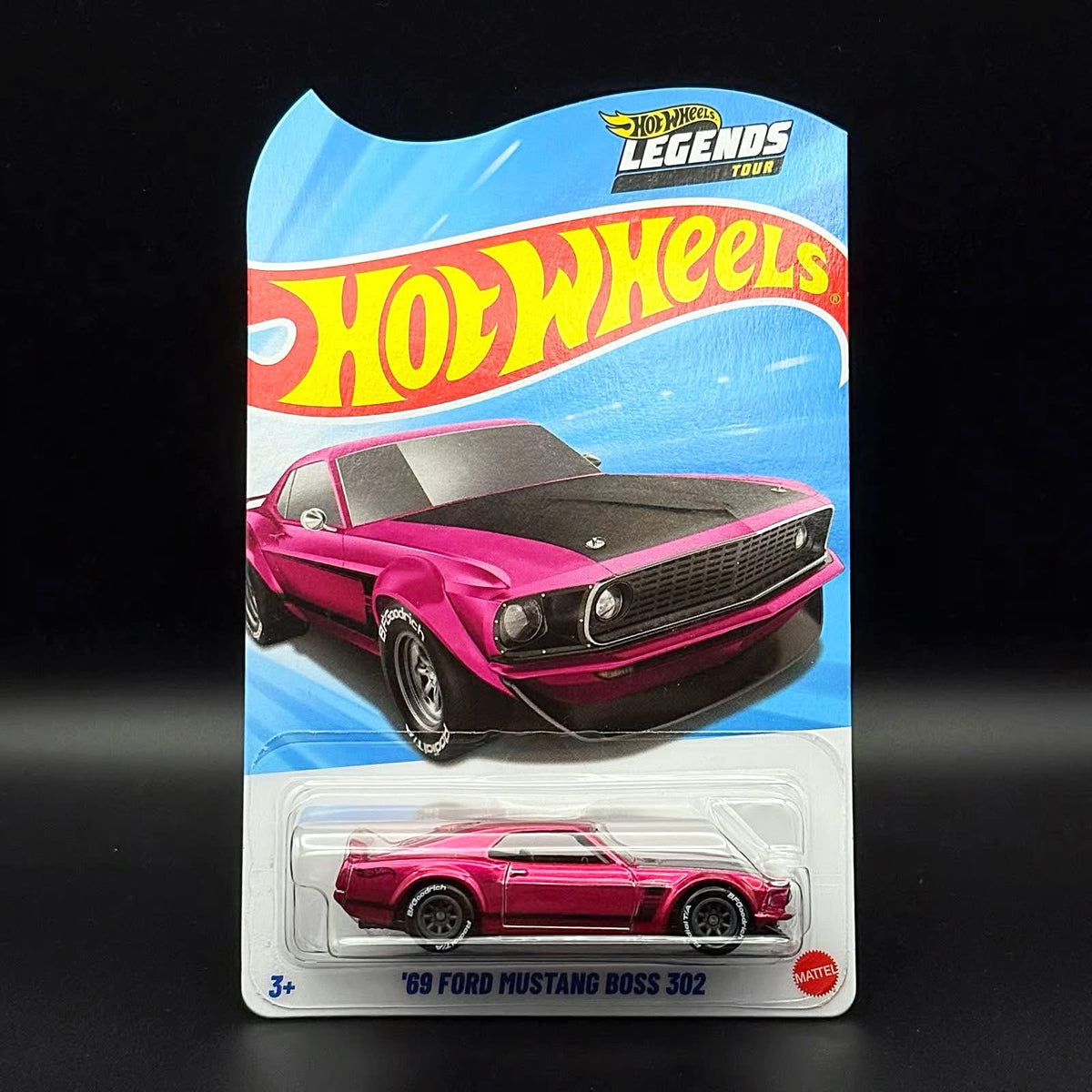 Hot Wheels 1969 Ford Mustang Boss 302 Legends Tour 2026 dans son emballage d’origine